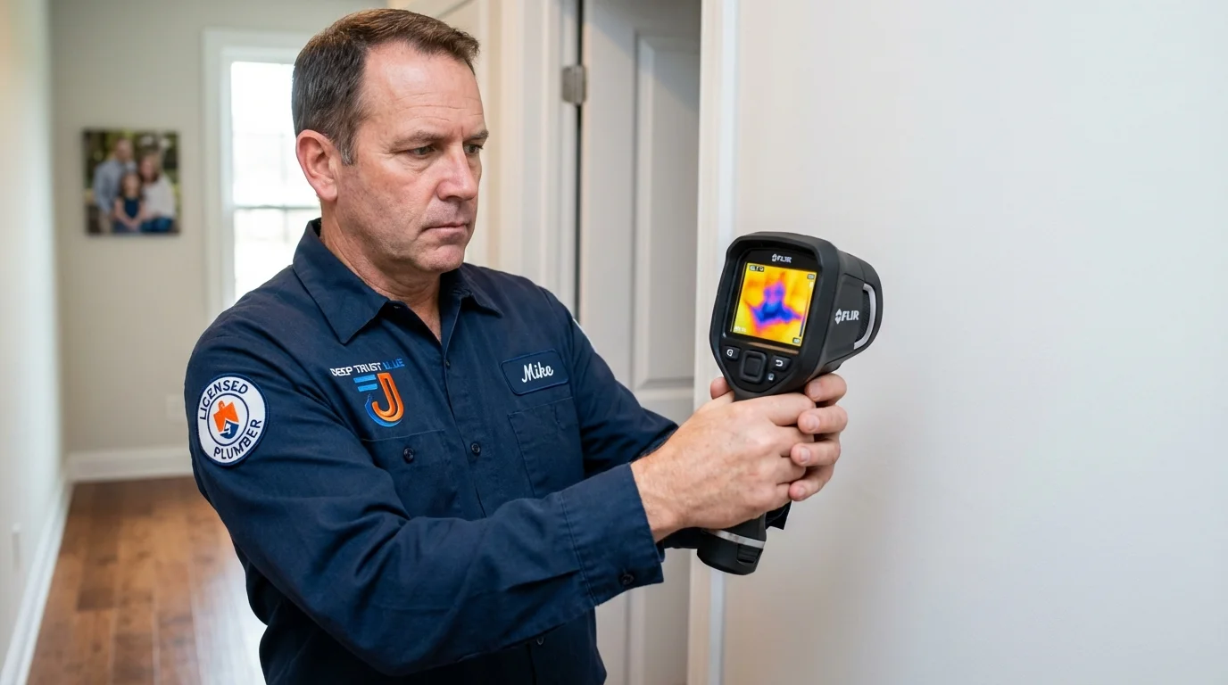 Thermal imaging leak detection by Johns Plumbing LLC in Dunn